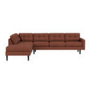 Jazz 6 Seater Modular Sofa With Left Chaise Bancroft Merlot 5 Seater