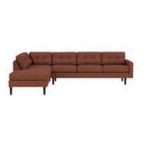 Jazz 6 Seater Modular Sofa With Left Chaise Bancroft Merlot 5 Seater