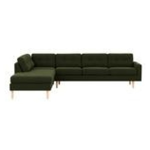 Jazz 6 Seater Modular Sofa With Left Chaise Mason Olive 5 Seater