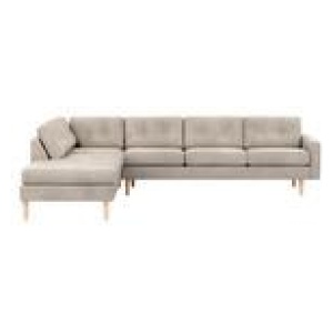 Jazz 6 Seater Modular Sofa With Left Chaise Neutral 5 Seater