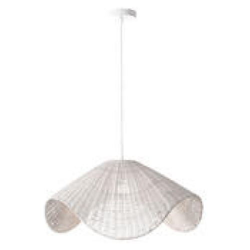 Jera Rattan Pendant Light White