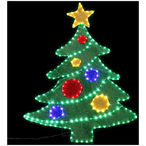 Jingle Jollys Christmas Lights 150cm Motif 220 LED Rope Light Outdoor Decoration