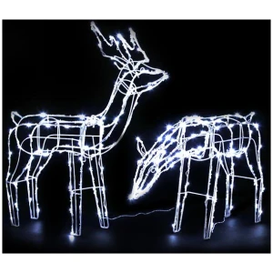 Jingle Jollys Christmas Motif Lights LED Rope Reindeer Waterproof Solar Powered