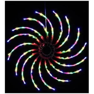 Jingle Jollys Christmas Motif Lights LED Spinner Light Waterproof Colourful