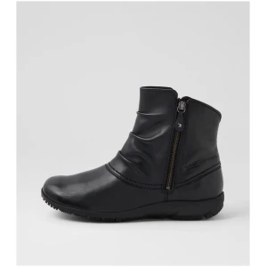Josef Seibel Charlotte 09 Js Schwarz Leather Schwarz Boots Womens Shoes Casual Ankle Boots