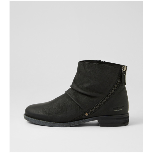 Josef Seibel Sienna 10 Js Schwarz Leather Schwarz Boots Womens Shoes Casual Ankle Boots