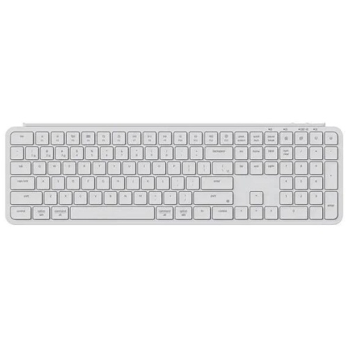 Keychron B6 Pro Ultra-Slim Wireless 2.4GHz Keyboard - Ivory White