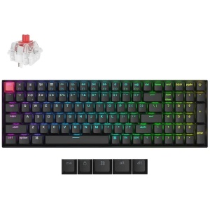 Keychron K4 V3 QMK RGB Wireless Aluminum Mechanical Keyboard - Super Red Switch
