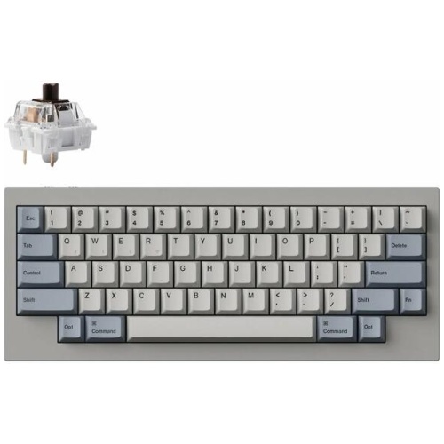 Keychron Q60 Max Wireless Retro/Gateron Brown Keyboard