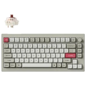 Keychron V1 Max QMK/VIA Wireless Custom Retro Mechanical Keyboard - Brown Switch
