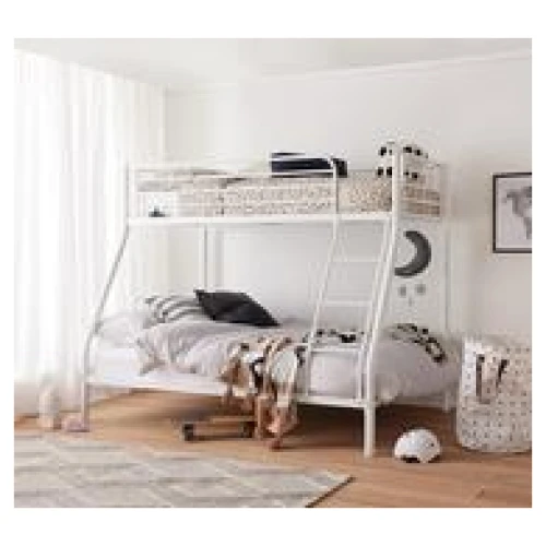 Kids Cosmic Single & Double Bunk Bed White