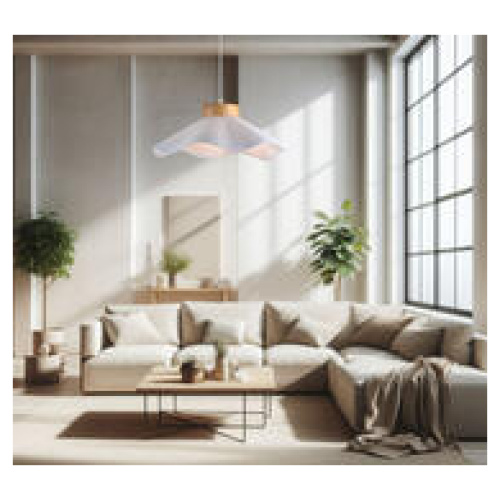 Kristen 50Cm Pendant Light White Large