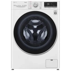 LG 10kg/6kg Front Load Washer Dryer Combo - White