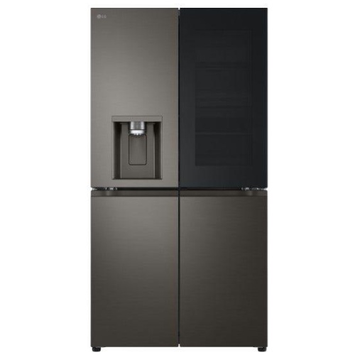 LG 642 Litre French Door Refrigerator with InstaView - Black Stainless Steel
