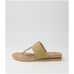Laguna Quays Kendra Lq Sand Raffia Sand Sandals Womens Shoes Casual Sandals Flat Sandals