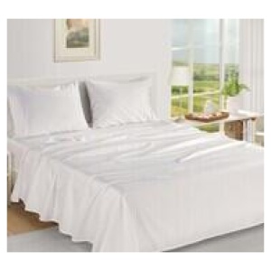 Lane King Egyptian Cotton Sheet Set White