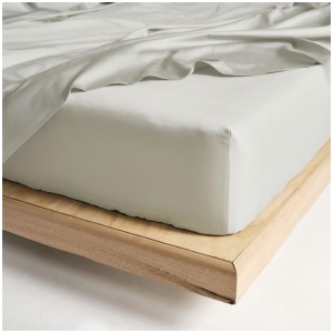 Linen House 300 Thread Count Cotton Percale Fitted Sheet