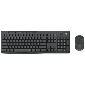 Logitech MK295 Silent Wireless Keyboard & Mouse Combo - Black