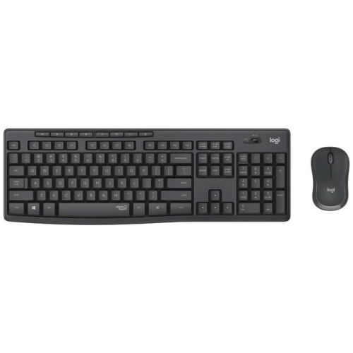 Logitech MK295 Silent Wireless Keyboard & Mouse Combo - Black