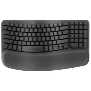 Logitech Wave Keys Wireless Ergonomic Keyboard - Graphite