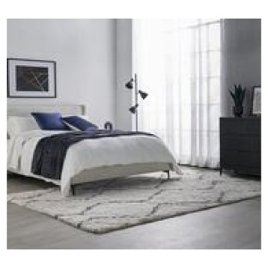 Louis Queen Bed Frame With Usb Ports Neutral