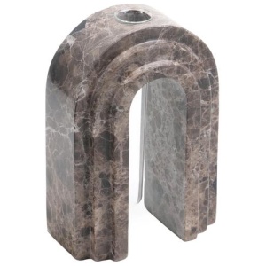 Lunarc Marble Arch Vase - Dark Coffee by Interior Secrets - AfterPay Available