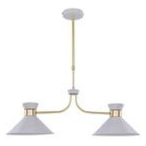 Lya 2 Tier Pendant Light White