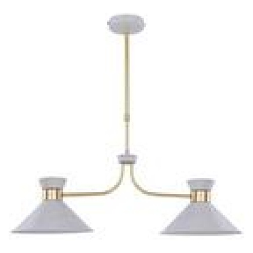 Lya 2 Tier Pendant Light White