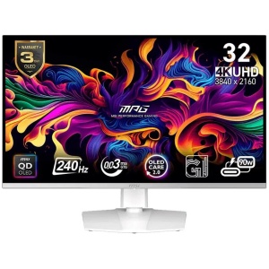 MSI MPG 321URXW 32" UHD OLED 0.03ms 240Hz Height Adjustable Monitor