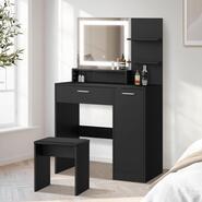 Markel Dressing Table Set Black