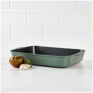 Maxwell & Williams Agile 34 x 26 x 5.5 cm Non-Stick Roasting Pan Sage