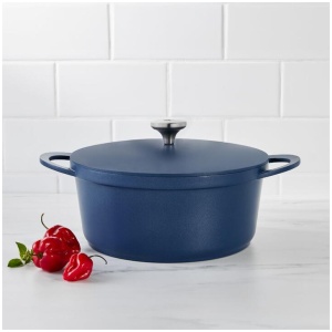 Maxwell & Williams Agile 6.3L Non-Stick Casserole Pot Navy