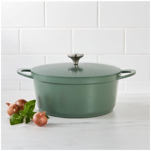 Maxwell & Williams Agile 6.3L Non-Stick Casserole Pot Sage