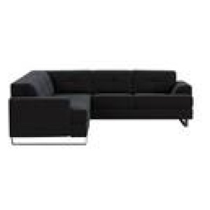 Miami 5 Seater Modular Corner Sofa Black