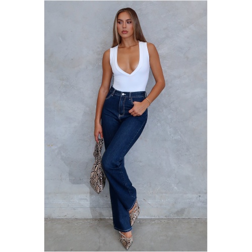 Millie High Rise Bootleg Jeans Dark Indigo