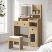 Minto Dressing Table Set Neutral