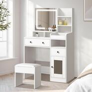 Minto Dressing Table Set White