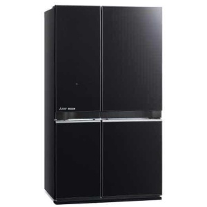 Mitsubishi Electric 580 Litre French Door Fridge - Black