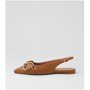 Mollini Flere Mo Tan Leather Tan Shoes Womens Shoes Casual Flat Shoes