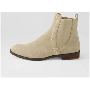 Mollini Wildest Mo Taupe Dk Brown Heel Suede Taupe Dk Brown Heel Boots Womens Shoes Casual Ankle Boots