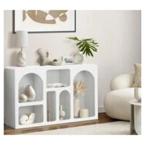 Myka 120Cm Display Cabinet White