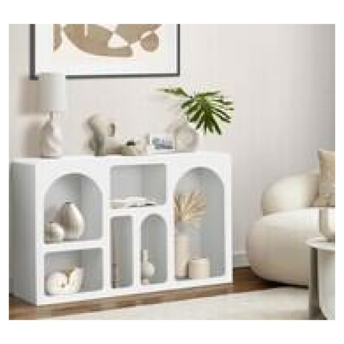 Myka 120Cm Display Cabinet White