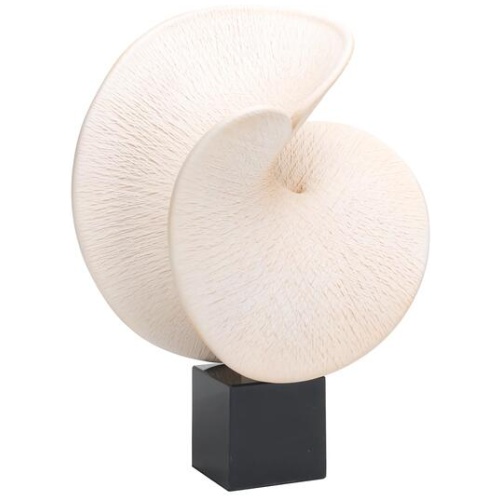 Nautara Shell Look Sculpture - Beige by Interior Secrets - AfterPay Available