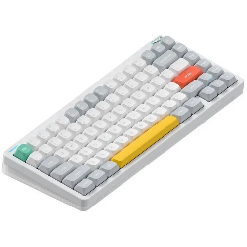 NuPhy Halo75 V2 Wireless QMK/VIA Mechanical Ionic White Keyboard - Lemon Switch
