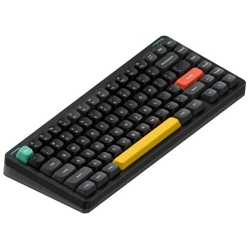 NuPhy Halo75 V2 Wireless QMK/VIA Mechanical Obsidian Black Keyboard - Mint Switch