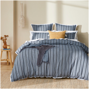 Opa Cotton Striped Quilt Cover - King