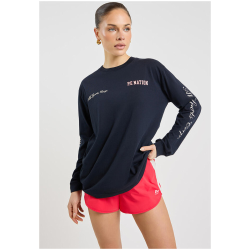 P.E Nation Surge Long Sleeve Tee Dark Sapphire