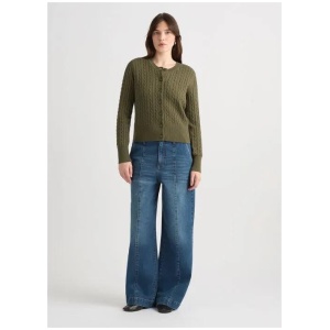 Perle Wool Blend Cardigan
