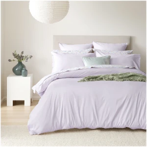 Peyton Washed Cotton Sateen Quilt Cover Set - Queen