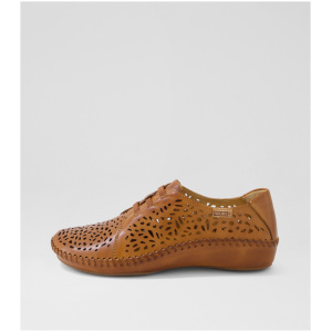 Pikolinos Vallarta 83 Pn Brandy Leather Brandy Shoes Womens Shoes Casual Flat Shoes